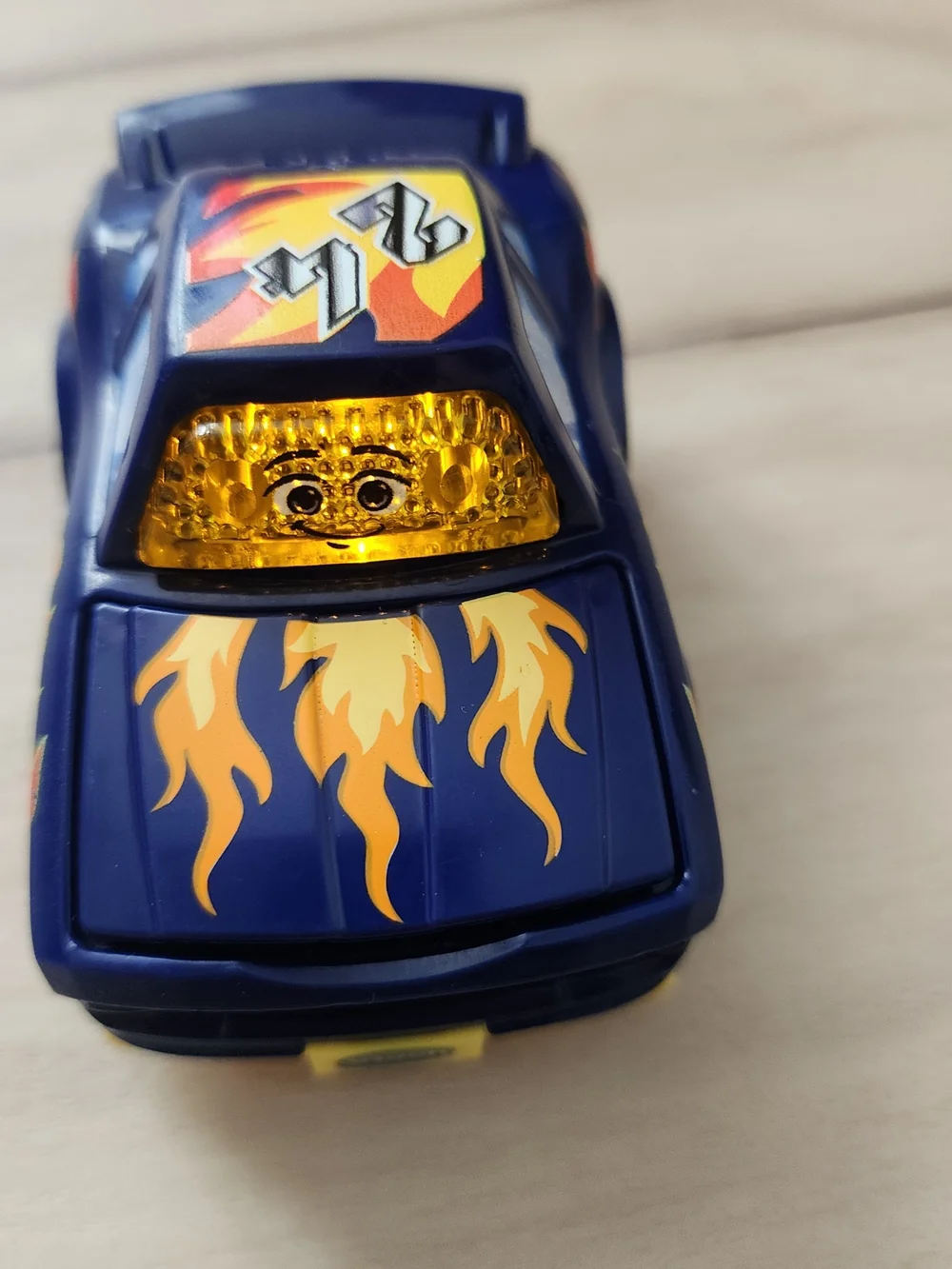 VTech Go! Go! Smart Wheels Revved Up Race Car Blue #24 Lights & Sounds Toy